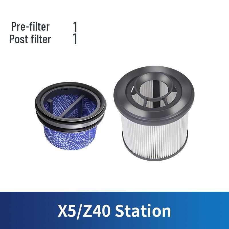 Dreame Z-serien Dammsugartillbehör: Rullborste & Filter för Z20/Z30/Z40/Z50/Z10 Station