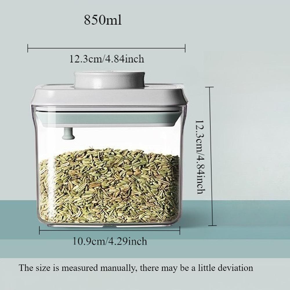 

850ml/28oz Vacuum Coffee Bean Sealed Jar Coffee Storage Jar, AS Material Sealed Container Food Jar Food Storage Box