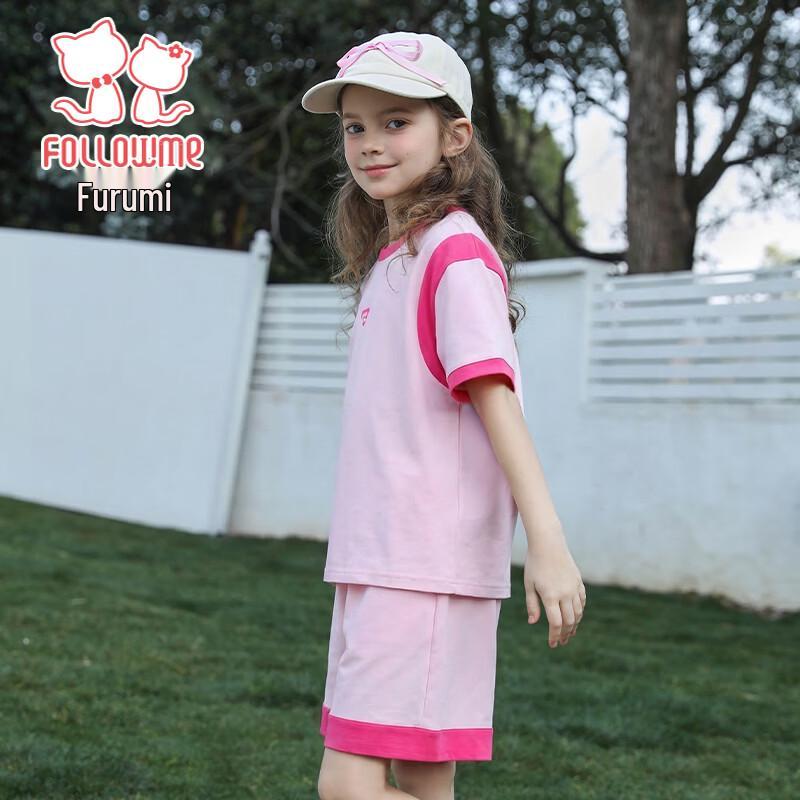 Fuluomi Girls' Summer Casual Sportswear Set