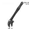 Heavy-Duty Industrial Crab Claw Wrench - Quick-Adaptive Ratchet, Wide Jaw Adjustable Tool for Automotive Repair, Plumbing