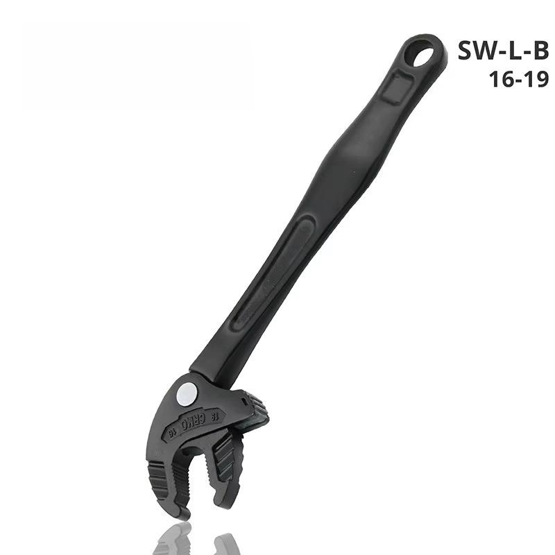 Heavy-Duty Industrial Crab Claw Wrench - Quick-Adaptive Ratchet, Wide Jaw Adjustable Tool for Automotive Repair, Plumbing