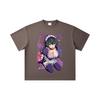 260 GSM Double Yarn 32 Count 100% Cotton Hensuki V1 Sayuki Print Unisex Heavy Cotton T Shirt
