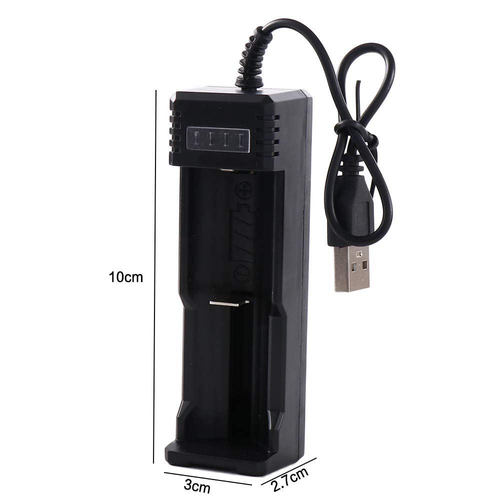 18650 Battery Battery Charger Adapter 18650 Lithium Charger Charging Dock Batteries USB Charger