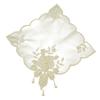 1Pc Embroidered Flowers Retro French Pearl Fresh Sweet Dust Cover Cloth Arts And Crafts Tea Table Mat Tablecloth