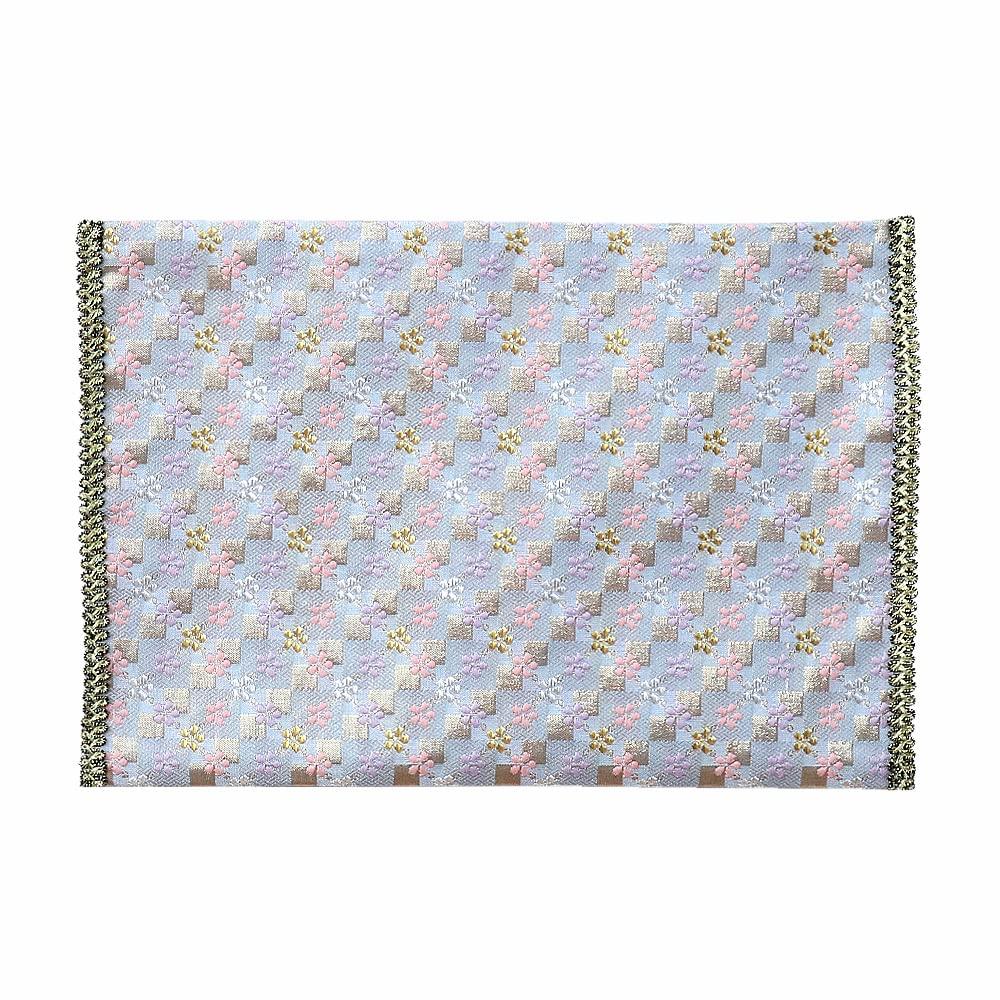 

Наамукумачан Кобо Цветочный парчовый коврик для буддийских алтарей, огнестойкий, размер 1 сяку 4 суна, 22,5 см x 32,5 см (Размер 14, 001, Цвет Рикю)