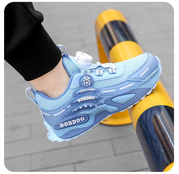 Bobodou 2025 Spring Boys' Breathable Mesh Running Shoes for Kids