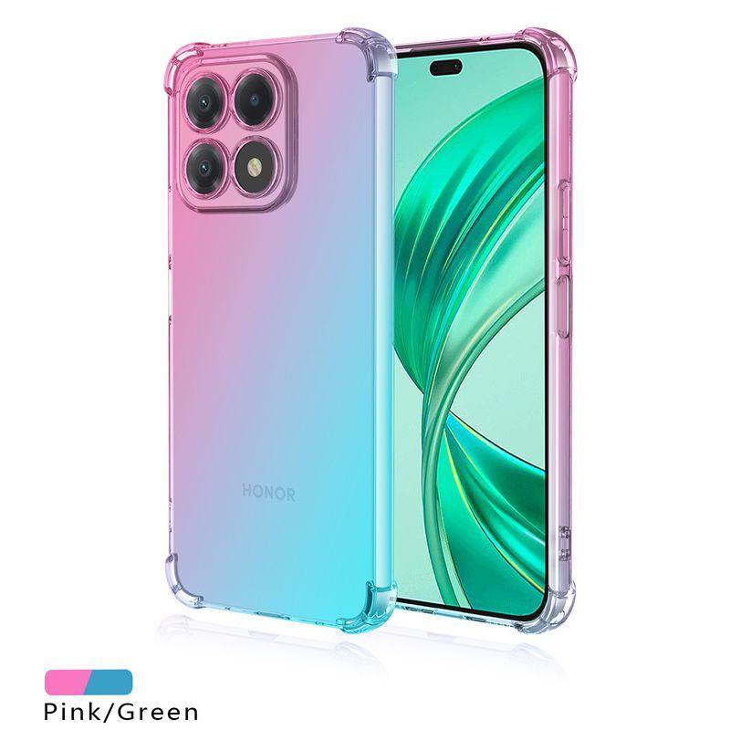 

Градієнтний ТПУ чохол для Honor X8c X7c X8b X6b X8a X7a X6a X5b Plus X6 Захисна кришка Ударопрочный Прозрачный Fundas Coque Capa Honor X7a