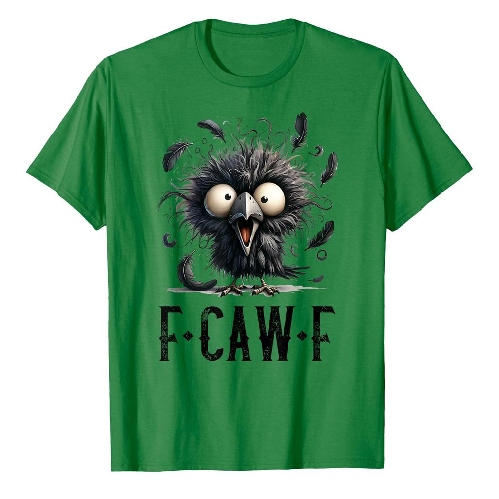 Funny F Caw F Chicken Rooster Cawing F-Caw-F Saying Pun T-Shirt