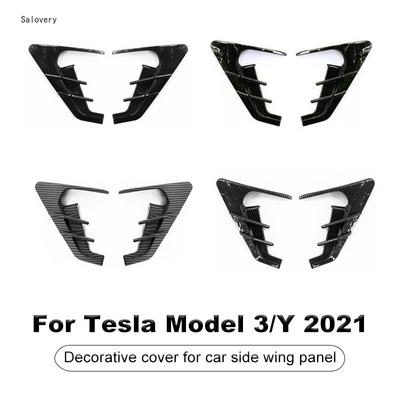 Tesla Model 3 için araba Aksesuarları /Y Kamera Yanları Araba Yan Kanat Paneli Kapak Spoiler tozluk Dekorasyon