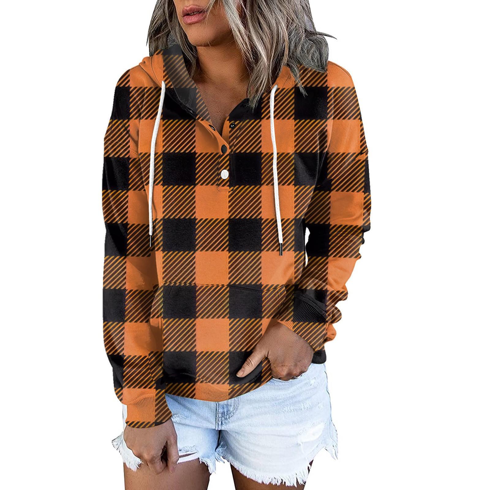 

Женские толстовки с капюшоном на пуговицах и шнуровке, пуловеры, повседневные топы с длинными рукавами, рубашки XXL золотой