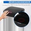 Sensor Trash Can 20L Stainless Steel Automatic Trash Can with Motion Sensor, Inner Bucket 33 X 25 X 42.5 Cm Silver+Black
