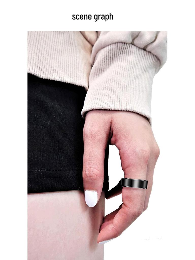 R6 Smart Ring: Sleep, Exercise, Pedometer, Waterproof, Bluetooth, Heart Rate & Blood Oxygen Monitor