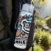 1PC Graffiti Bear Smile Face Art Print 750ml Color Plastic Sports Water Bottle Leakproof Flip Straw Lid Suitable for Sports Office Home Use