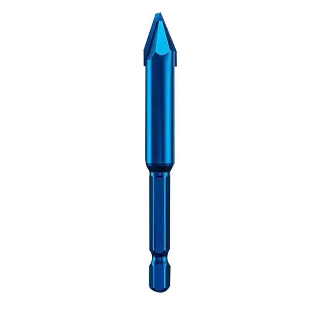 Blue Ceramic Punching Bit 6/8/10/12mm Rock Slab Triangle Drill Bit  Drilling Tool