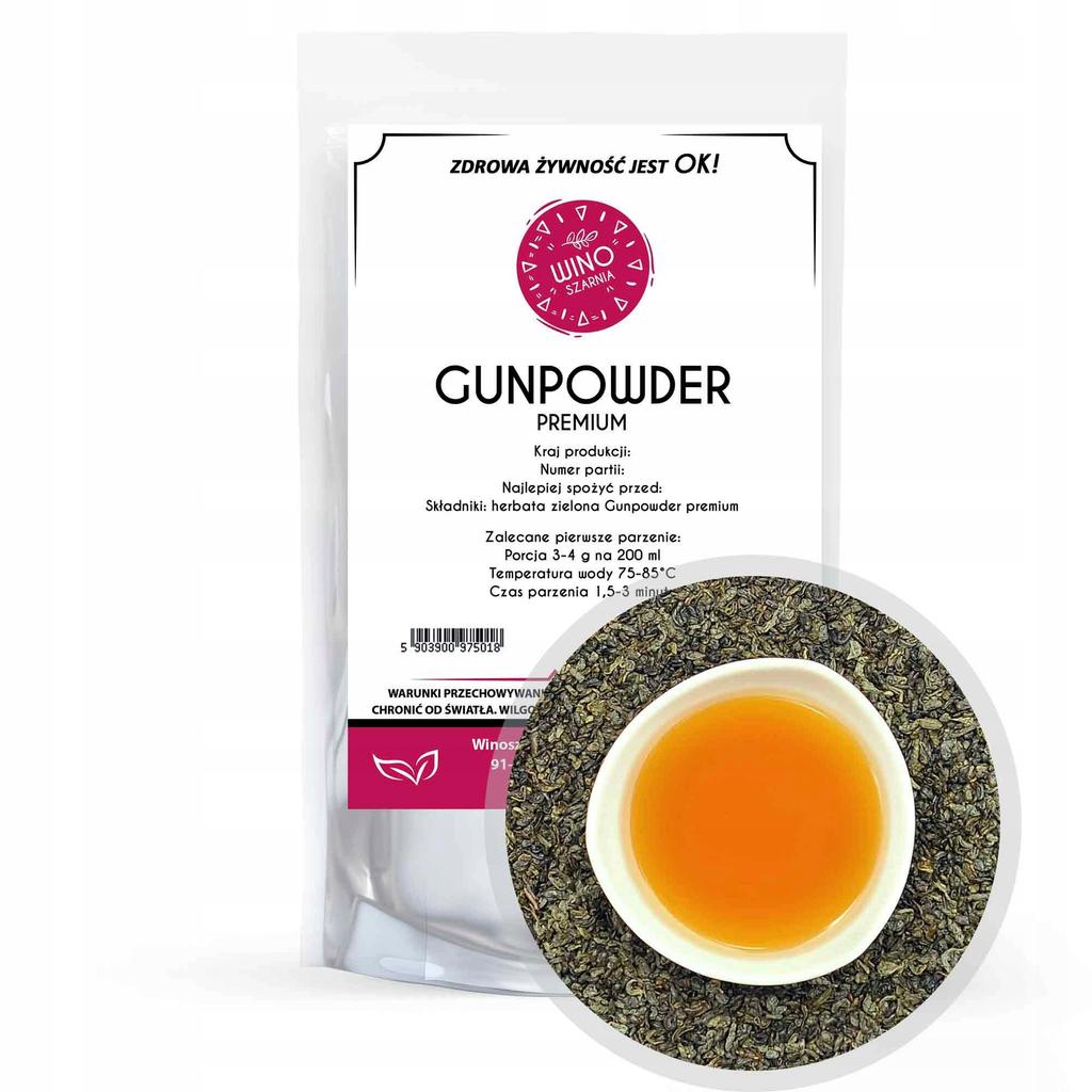 Herbata zielona GUNPOWDER Premium - 1kg