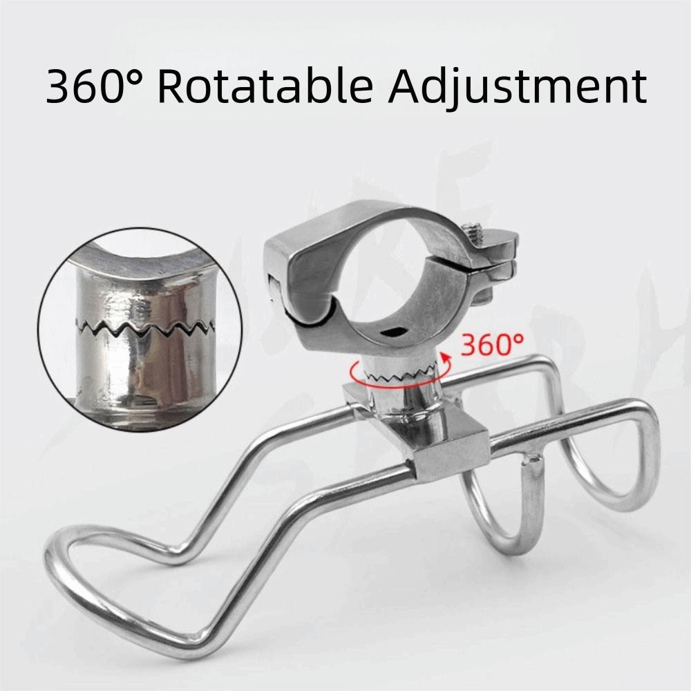 With Wrench Boat Fishing Guardrail Pole Support Fish Pole Socket Support  Boat Accessories