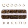 4-10Mm Iron Ring Closed Ring Earrings Earrings Accessories, Single Ring Open Ring Diy Handmade Material Set