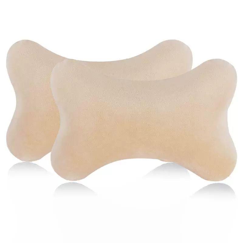 Car Headrest & Neck Support Memory Foam Pillows – Universal Fit, 4-Season Use, Pair of Cushions for Comfortable Car Interior.