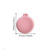 4Pcs Mini Makeup Mirror with Comb Round Air Cushion Comb Simple Folding Air Bag Comb  Girl Women