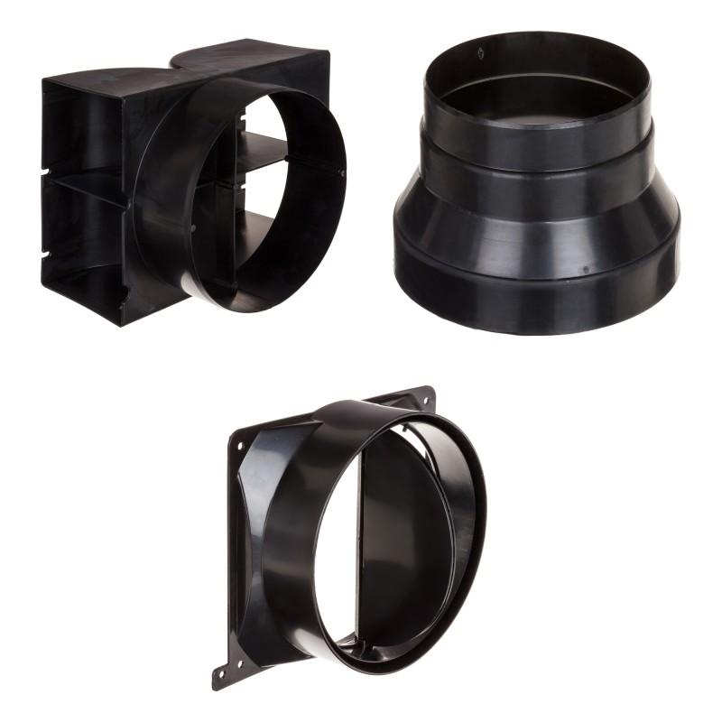 Fagor - Ch90art - Hotte Murale Décorative Noire - 4 Vitesses - Filtre Métallique - 205w