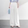 Fashion linen wide-leg pants women's 1116 summer new high-waisted loose and thin straight-leg pants fashion casual pants
