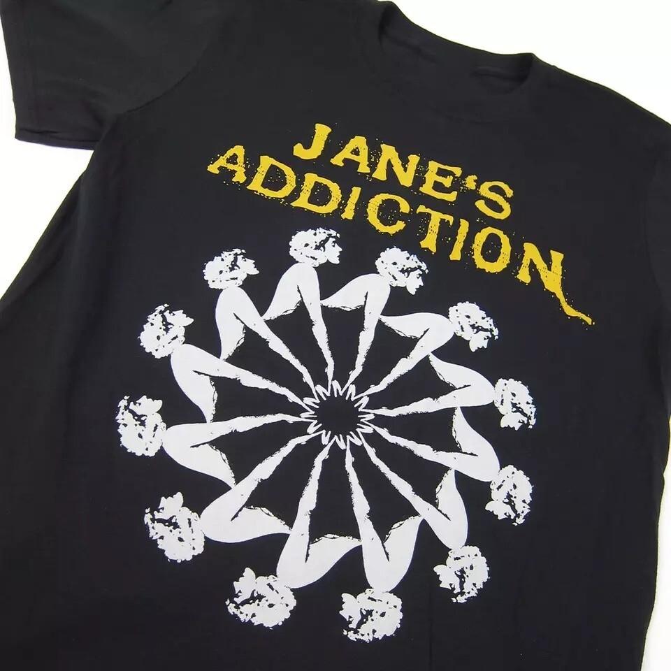

Jane039;s Addiction Concert Tour T-shirt Black Unisex All Sizes S-5Xl Unisex T-Shirt L