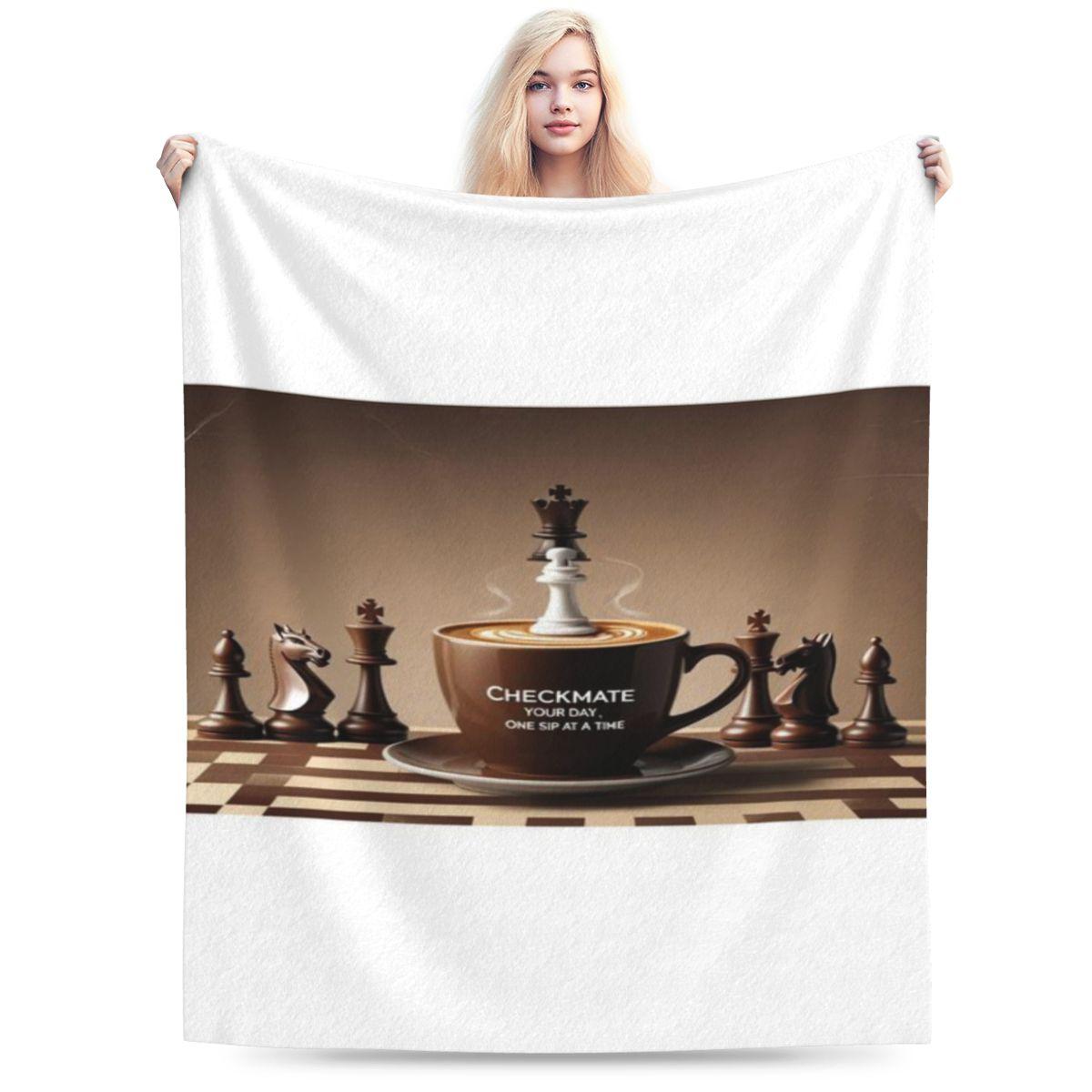 Checkmate Your Day Personalized Soft Gift An UltraSoft Micro Fleece Blanket 75x100cm