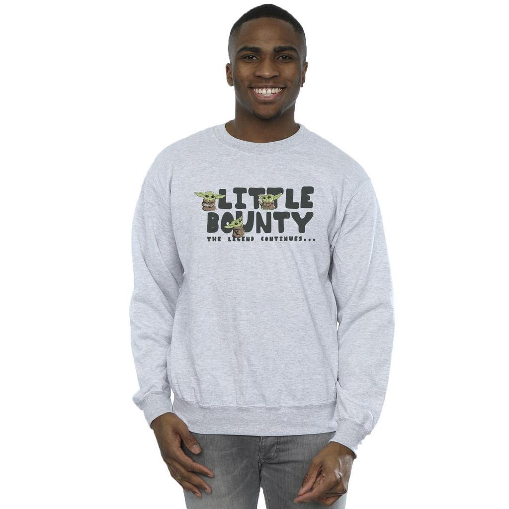 Star Wars The Mandalorian Mens Little Bounty Hunter Sweatshirt
