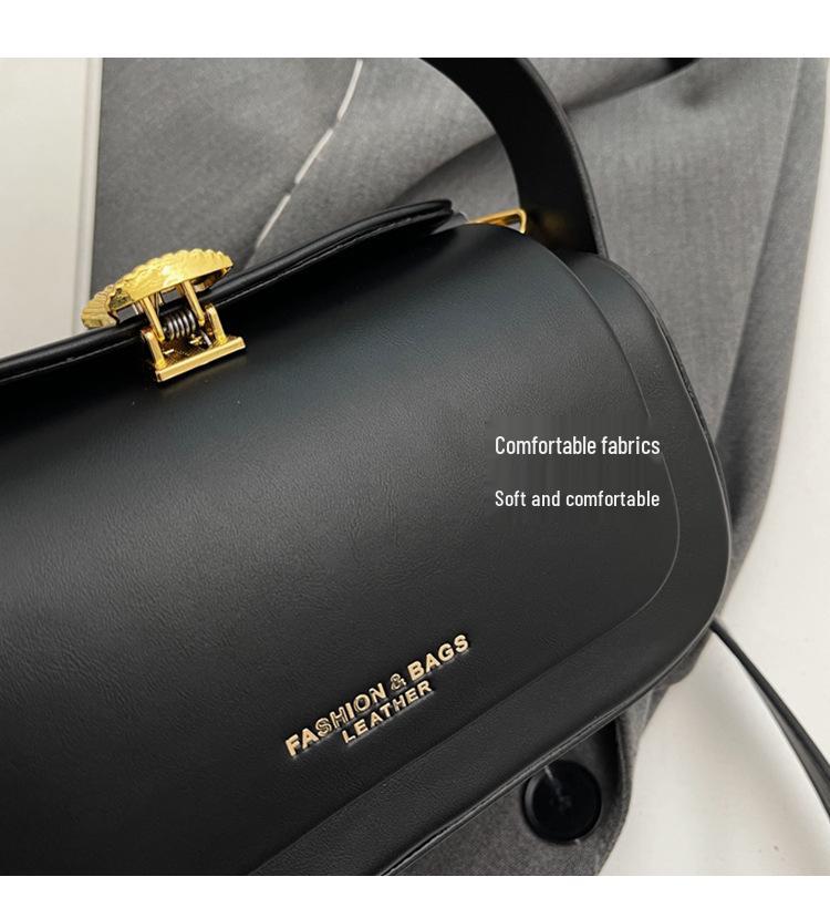 Korean Trendy High-End Women's Spring/Summer 2024 Textured Square Crossbody Bag