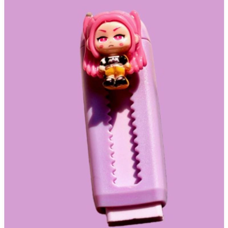 KPOP witch hunting group push-pull eraser, erasers, erasers, small chips, replaceable cores, student stationery supplies