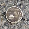 1/2Pcs Guiding Light Compass Coin Inspirational Challenge Coin with Lighthouse