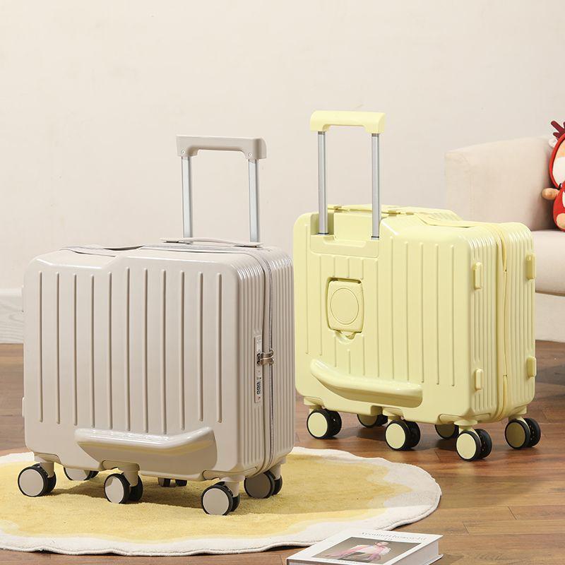 Sturdy Folding Children's Ride-On Suitcase with Magic Trolley and Secure Travel Lock