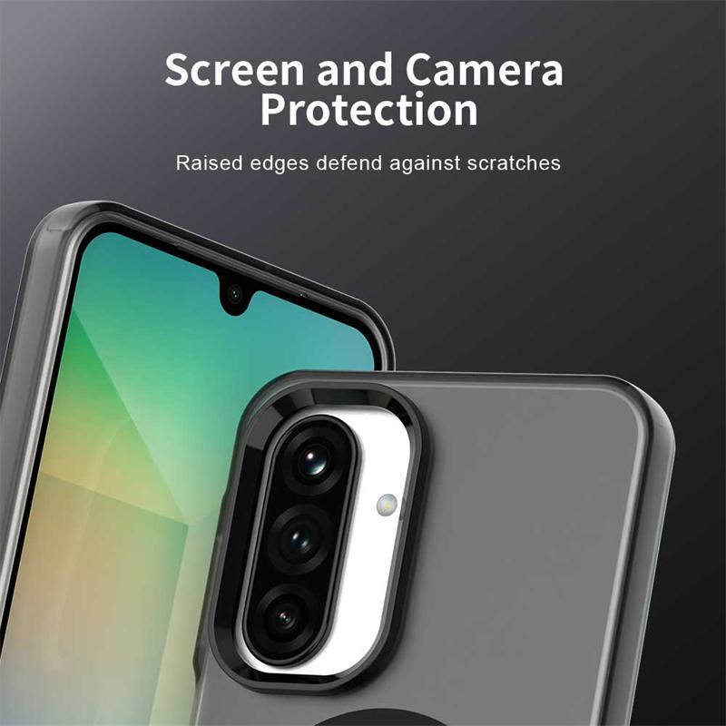 Transparent Case For Samsung Galaxy A26 Case Samsung A26 A36 A56 Magnetic Adsorption Wireless Charge Cover For Samsung A26 Case