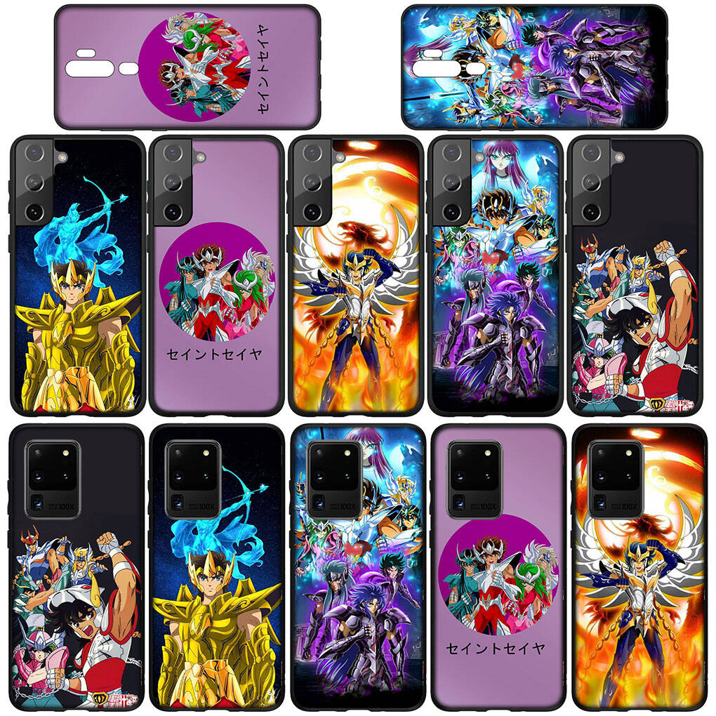 Phone Case for Samsung Galaxy S25 S23 S22 S24 Ultra FE S9 A05 A06 A15 A16 A36 A37 A35 A54 A55 A56 A57 A25 A26 A53 A17 Poster Saints Anime Seiyas Cover