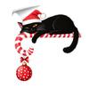 3D Santa Claus Wall Art Christmas Stickers, Self-Adhesive Decals for Home Holiday Party Atmosphere Decor Decor, Waterproof PVC Living Room Bedroom