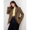 ELLE Damen Blazer aus Wollmischung im französischen Stil