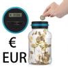 Digital LCD Counting Money Jar Electronic Piggy Bank Counter Coin Box Saving Coins Storage Box for USD EURO GBP Money Box Gifts