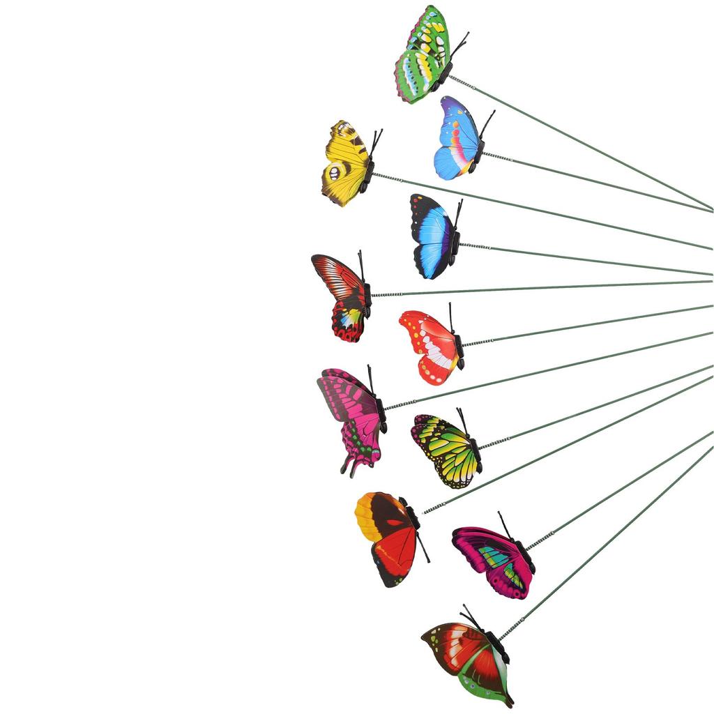 PVC Schmetterlingspfähle Party Terrasse Abwechslungsreich Wasserdicht