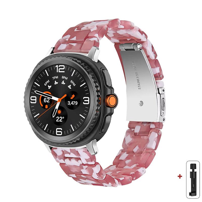

Resin Band for Samsung Galaxy Watch 8 40 44MM/8Classic 46mmTransparent Strap Women Bracelet for galaxy Ultra 2025/7 47mm Correa for galaxy 8 44mm
