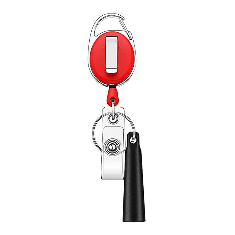 1Pcs Elastic Retractable Pencil Holder Duty Pull Pen Keychain For Woodwork