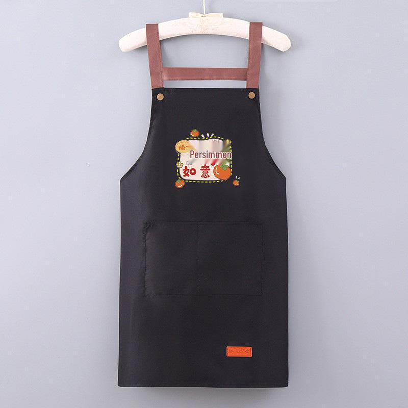 Unisex Warm Waterproof Long Sleeve Velvet-Lined Reversible Apron with Custom Printing