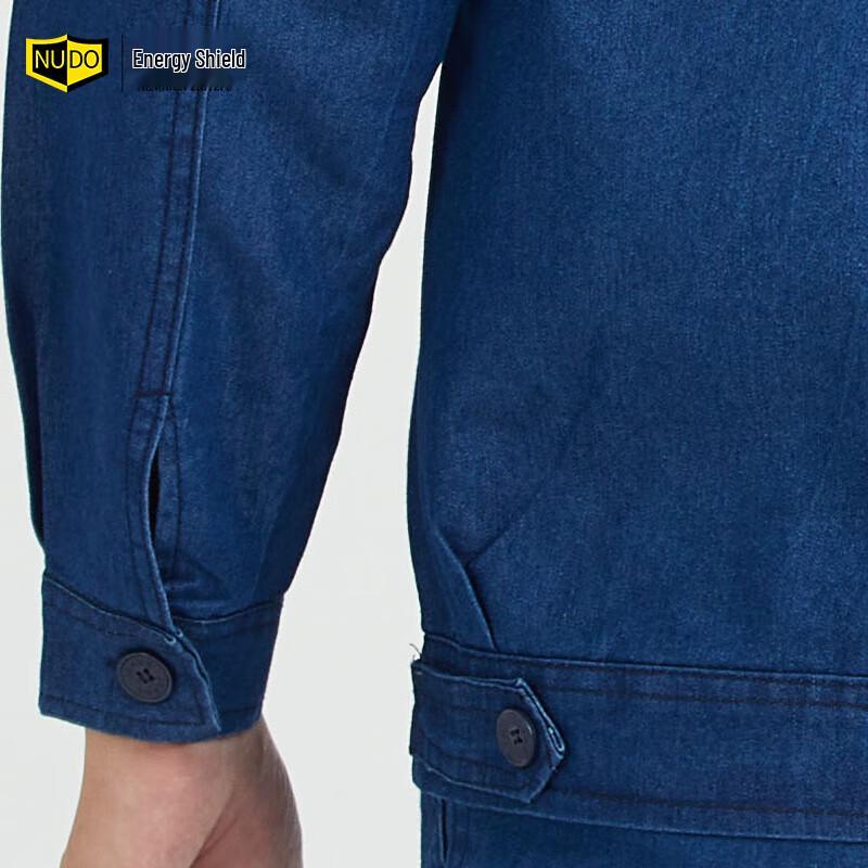 Nengdun Men's Denim Work Uniform Set