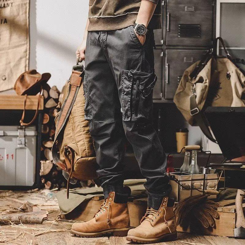 2023 Men's Korean-Style Trendy Autumn Harem Pants with Loose Cuffs