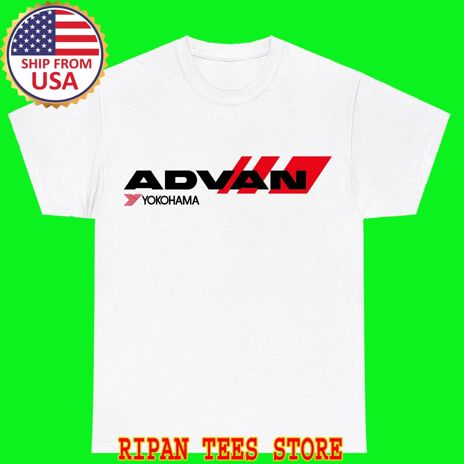 Yokohama Advan Tires White T-Shirt Tee Top Unisex S