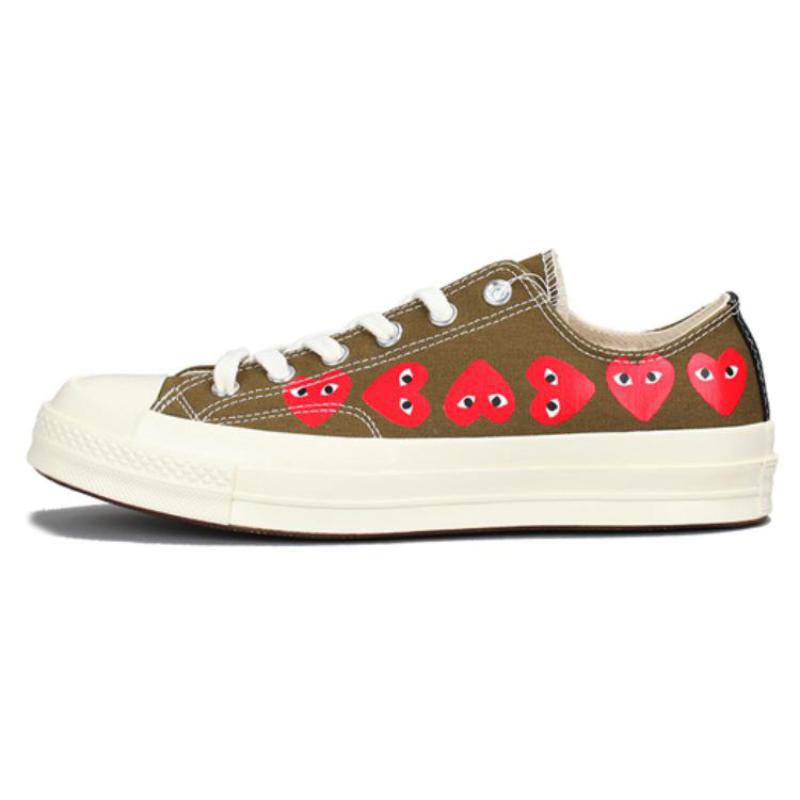 Converse Chuck Taylor All Star 70 Ox Comme Des Garcons Multi Heart Unisex Green
