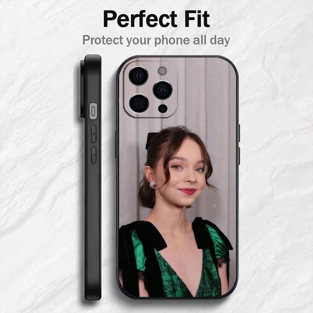 Enid S-Sinclair Beauty-Emma   Phone Case For iPhone17,16,15,14,13,12 Plus,Max Soft Silicone Black Cover