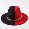 Popular European and American Classic Double-color Wide-brimmed Top Hat Men's and Women's Fashion OL Style Cowboy Hat Jazz Hat