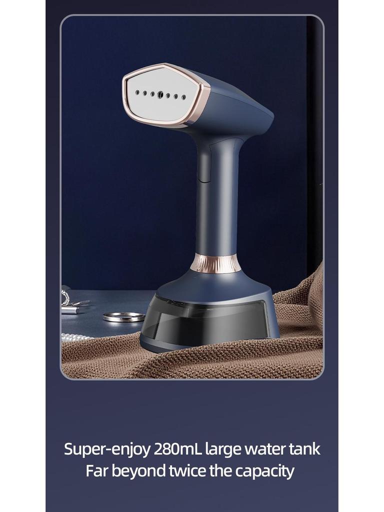 Compact Digital Garment Steamer & Iron with Folding Design - Handheld All-in-One for Household Use