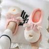 Cotton slippers women's autumn and winter indoor cute home plush couple home non-slip external wear warm cotton mop