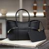 Premium Retro Tote Bag Large Capacity Splicing Leather Women's Bag Tote Bag Commuter Fashion Versatile Handbag
